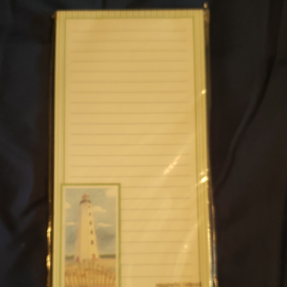 NWT-Lighthouse Notepad with Lined Pages